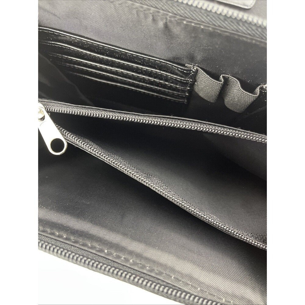 Hello Kitty Case Black iPad Tablet Portfolio #KT43488 Pocket Strap Messenger Bag - Picture 7 of 15